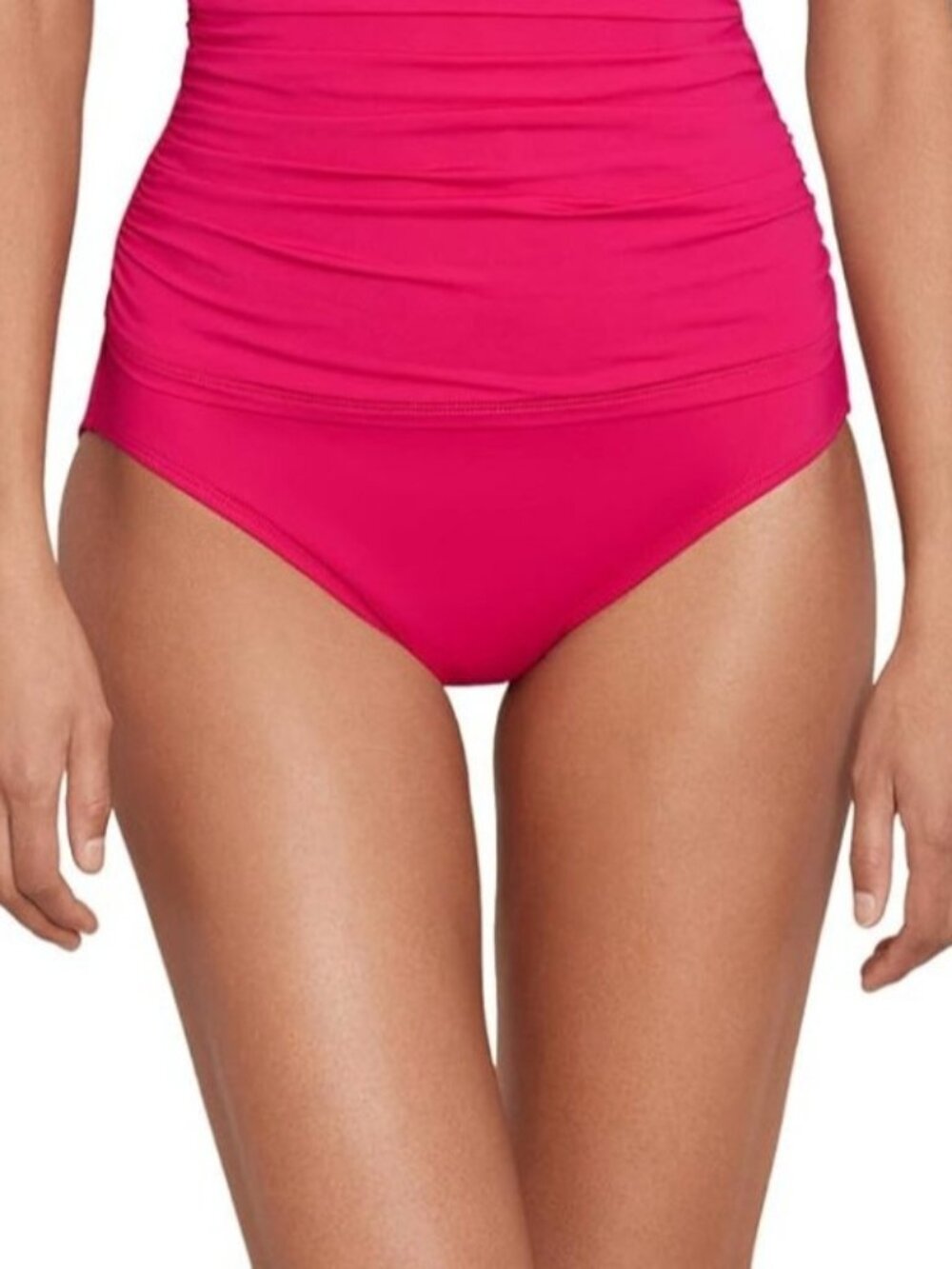 Lauren Ralph Lauren Beach Club Hipster Swim Bikini Bottom Orchid ( 14 )